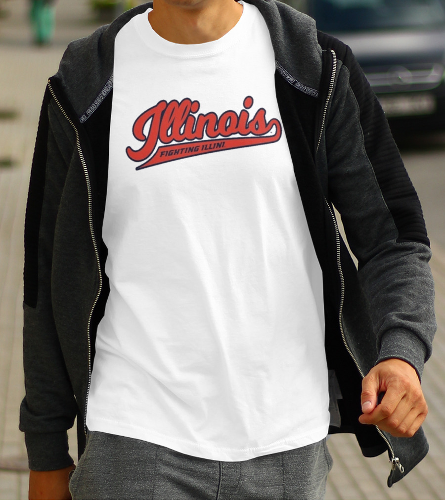 Illinois Fighting Illini Bold Script T-Shirt