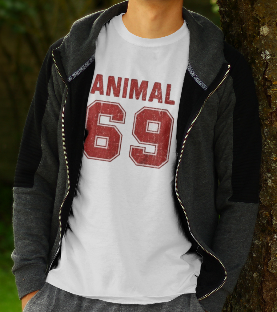 Justin Bieber Animal 69 Retro Jersey T-Shirt