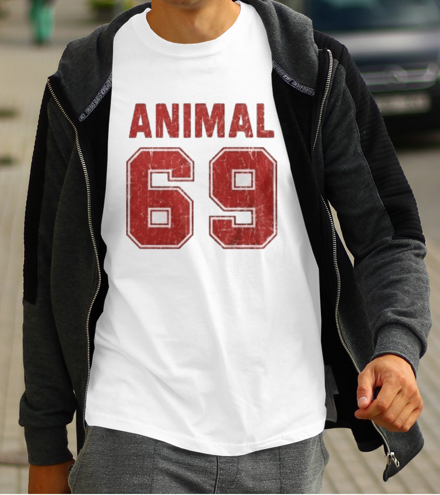 Justin Bieber Animal 69 Retro Jersey T-Shirt