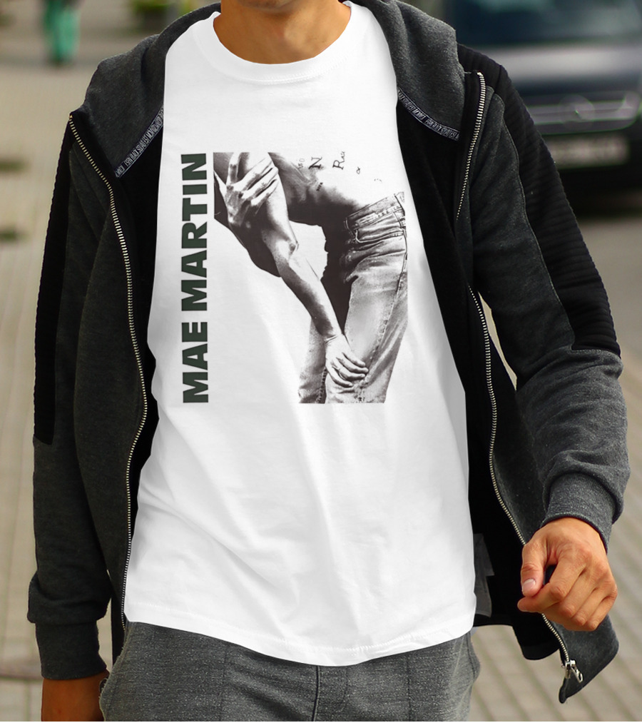 Mae Martin Dynamic Pose With Hands On Thighs T-Shirt