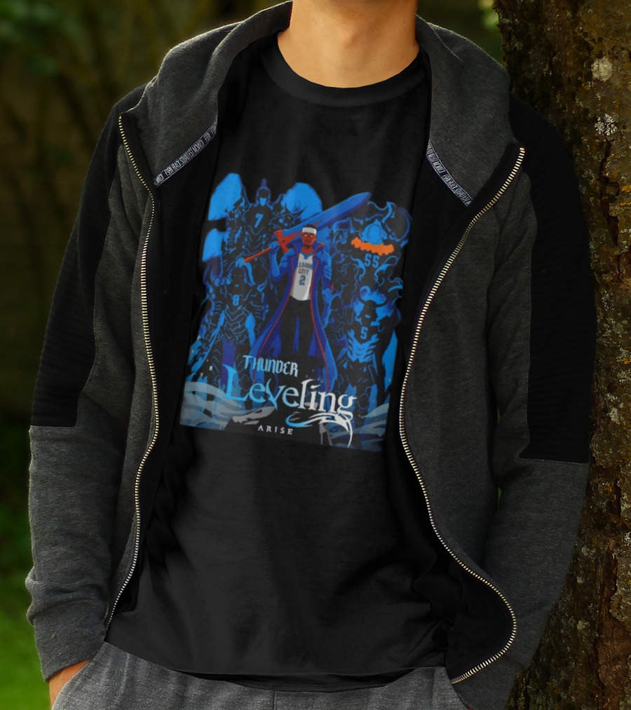 Thunder Leveling Solo Leveling Arise Oklahoma City T-Shirt