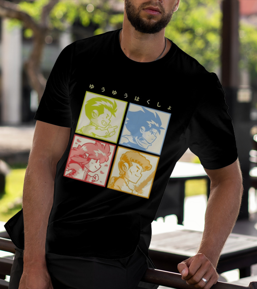 YuYu Hakusho Anime Characters Japanese Manga Series T-Shirt