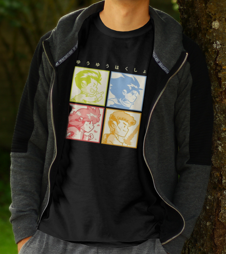 YuYu Hakusho Anime Characters Japanese Manga Series T-Shirt