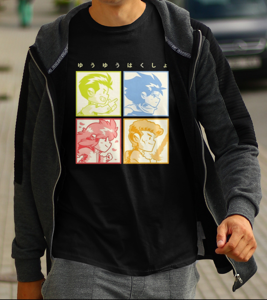 YuYu Hakusho Anime Characters Japanese Manga Series T-Shirt