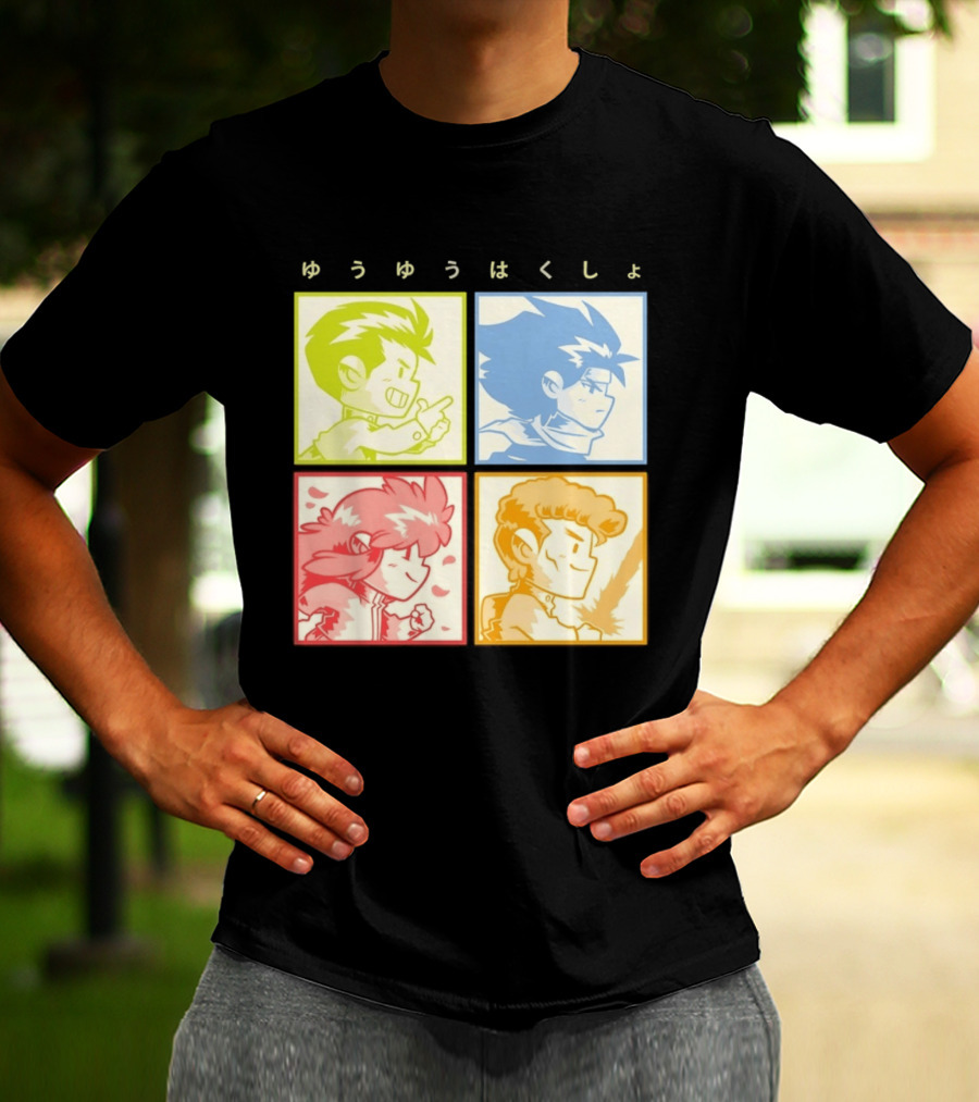 YuYu Hakusho Anime Characters Japanese Manga Series T-Shirt