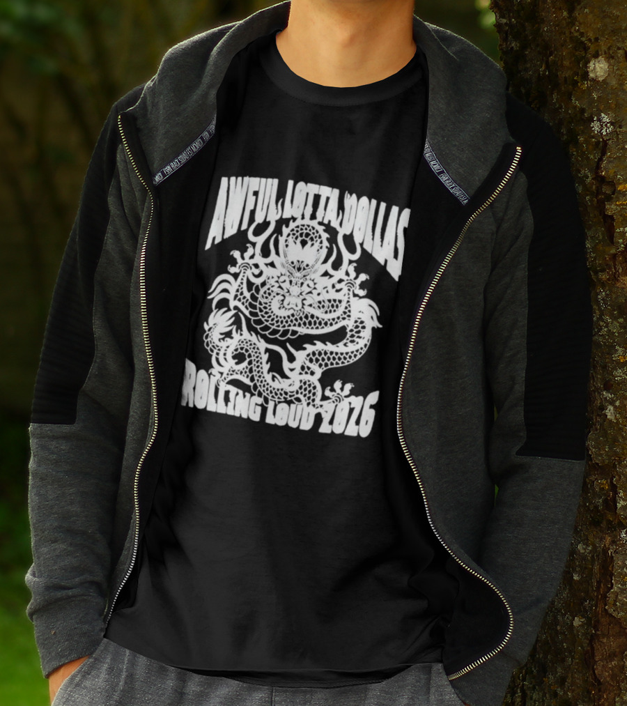 Awful Lotta DØllas Rolling Loud 2026 Dragon T-Shirt