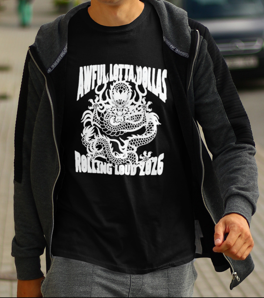 Awful Lotta DØllas Rolling Loud 2026 Dragon T-Shirt