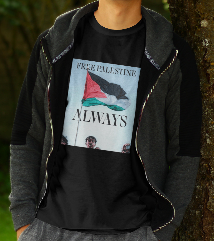 Barcelona FC Lamine Yamal Free Palestine Always Flag T-Shirt