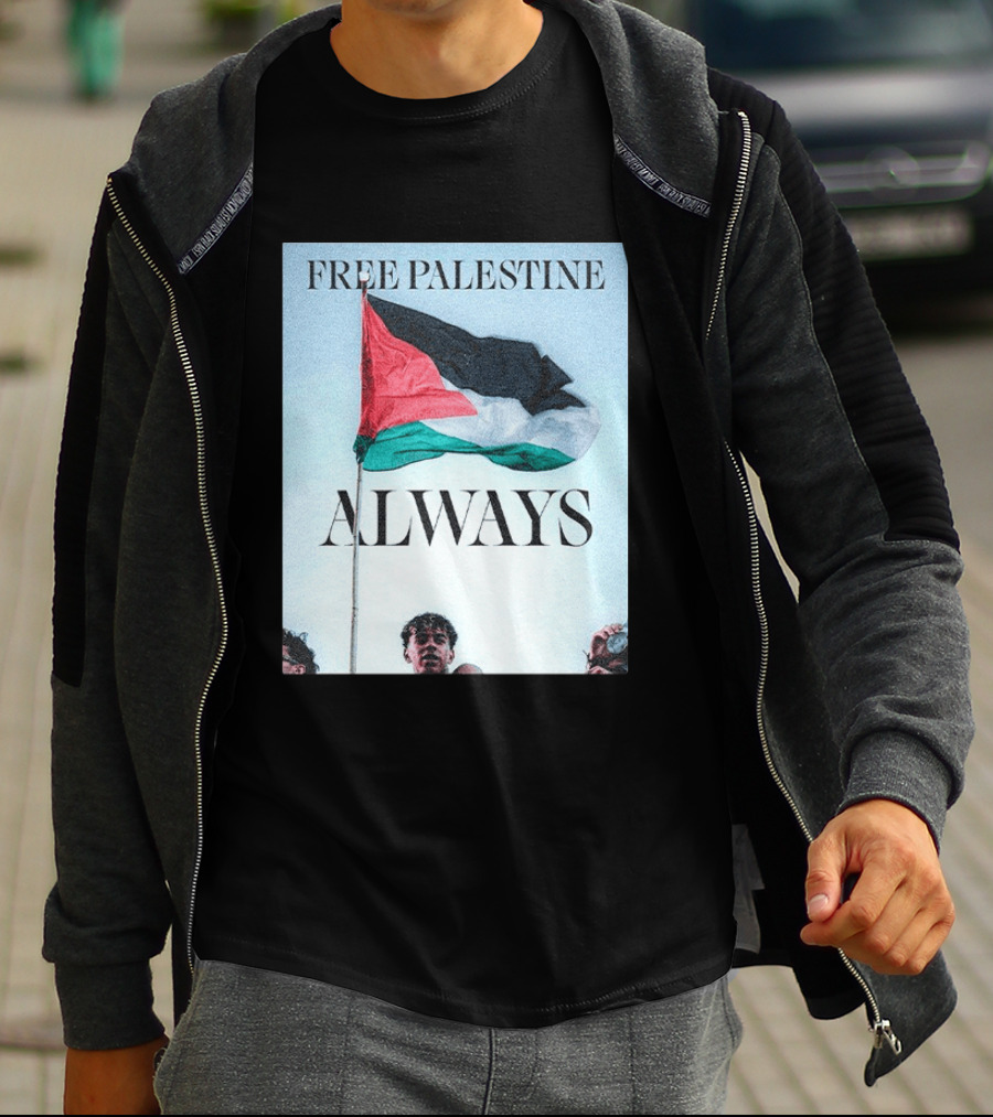 Barcelona FC Lamine Yamal Free Palestine Always Flag T-Shirt