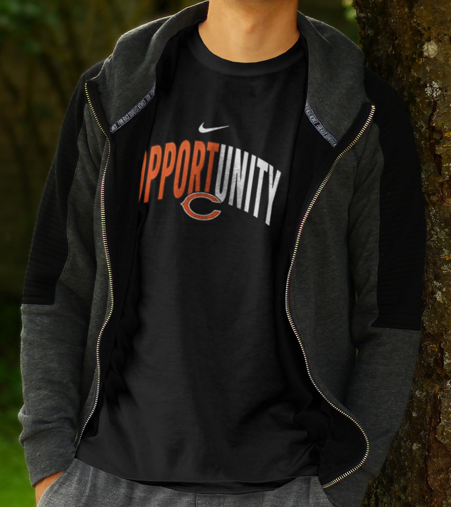 Chicago Bears Opportunity Nike Swoosh C T-Shirt