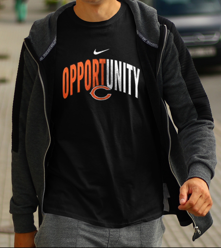 Chicago Bears Opportunity Nike Swoosh C T-Shirt