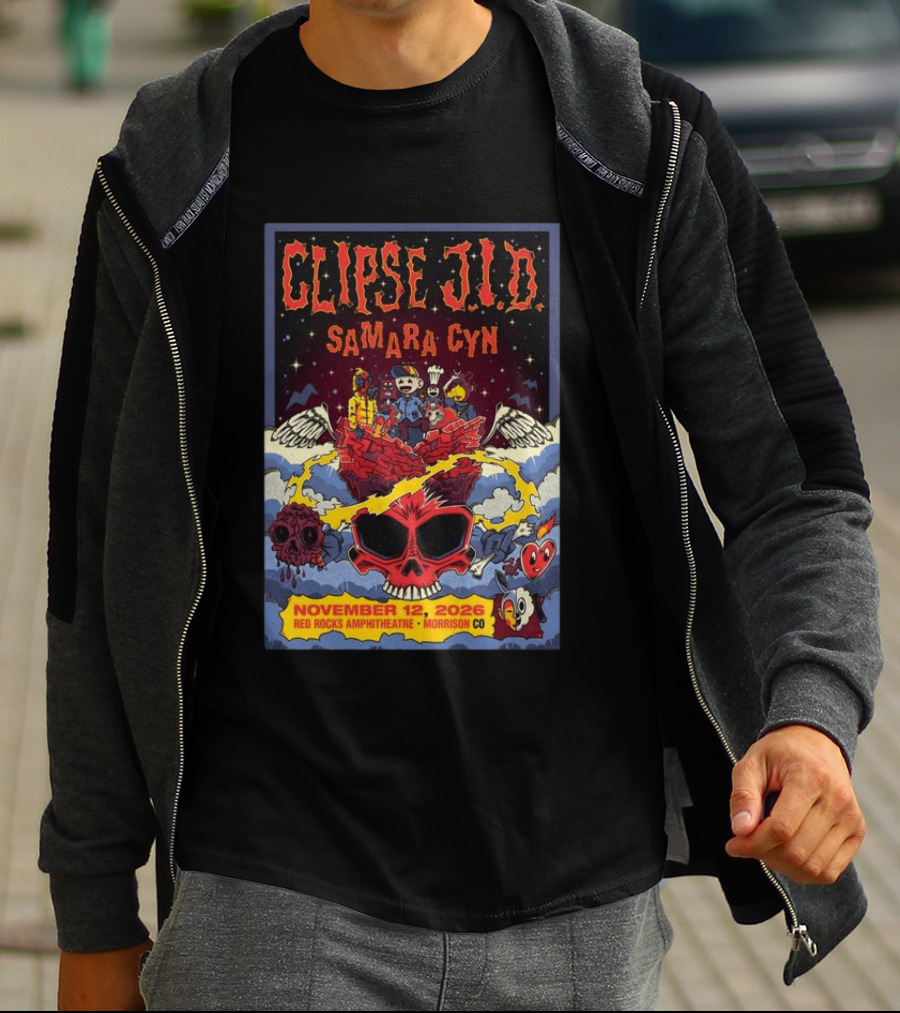 Clipse J.I.D Samara Cyn Red Rocks Amphitheatre Morrison CO November 12 2026 T-Shirt