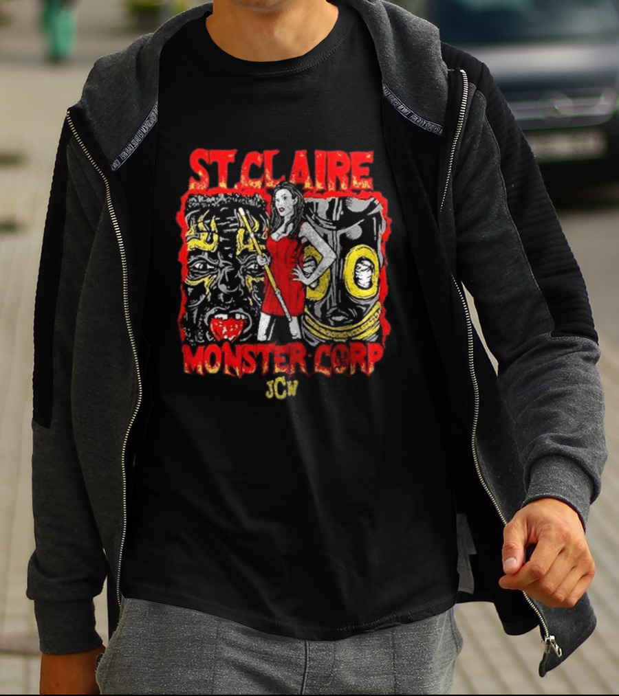 St. Claire Monster Corp JCW Horror Artistry T-Shirt