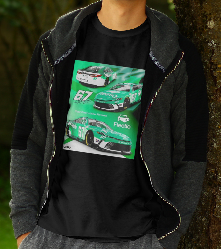 Corey Heim 23XI Racing Toyota Camry XSE Fleetio NASCAR 67 T-Shirt