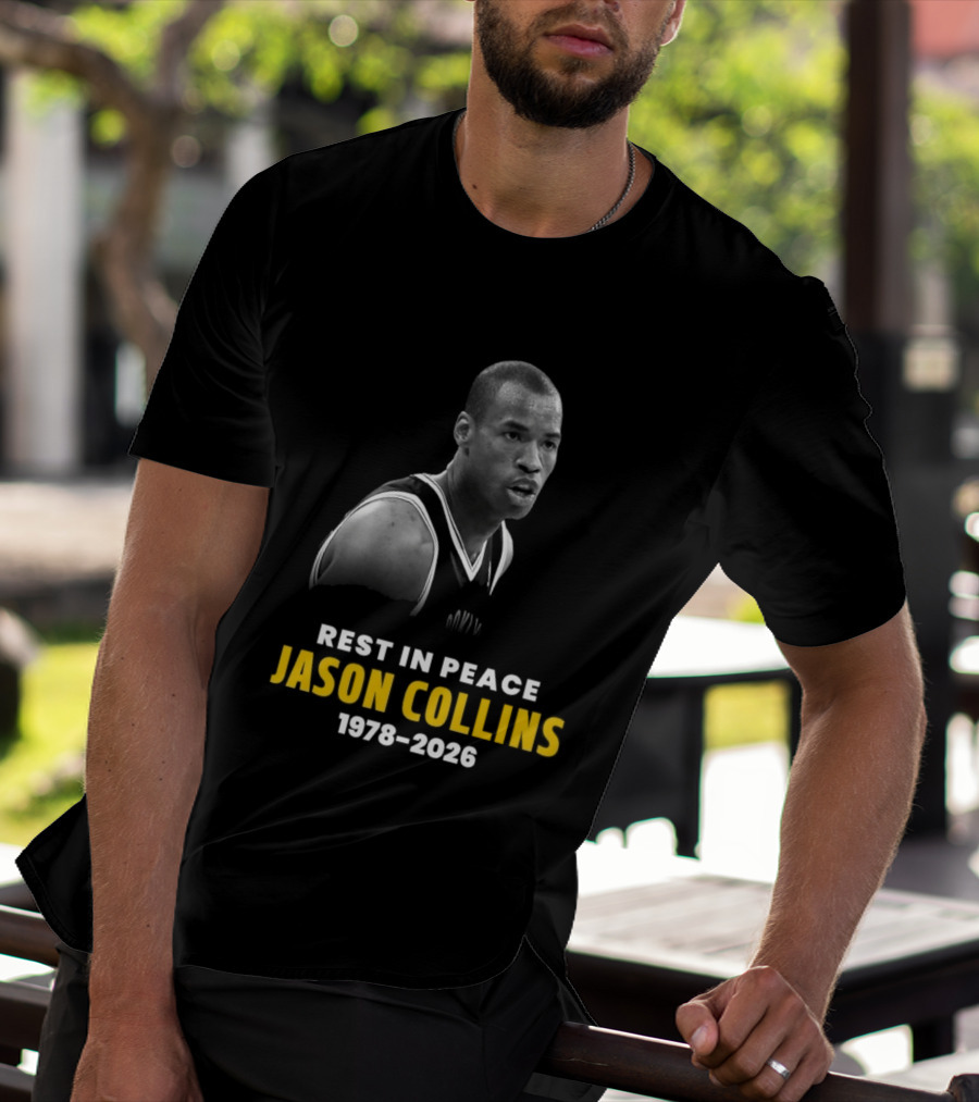 Rest In Peace Jason Collins 1978 2026 Memorial Basketball T-Shirt