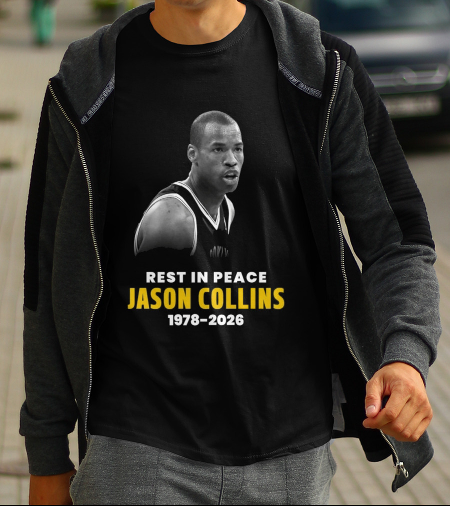 Rest In Peace Jason Collins 1978 2026 Memorial Basketball T-Shirt