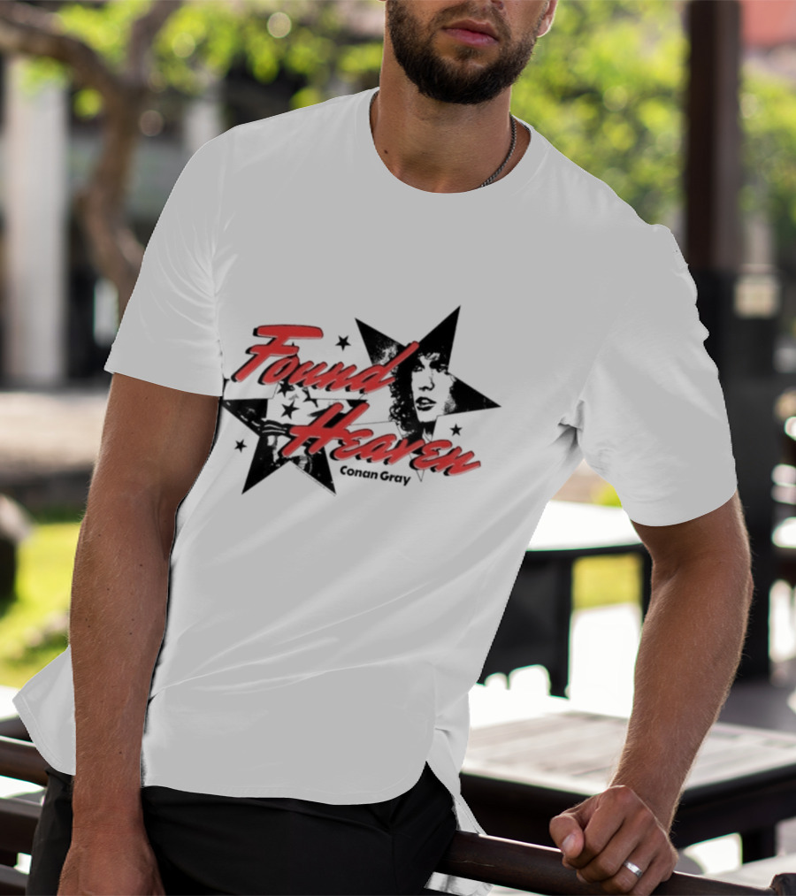 Conan Gray Found Heaven Stars Face T-Shirt