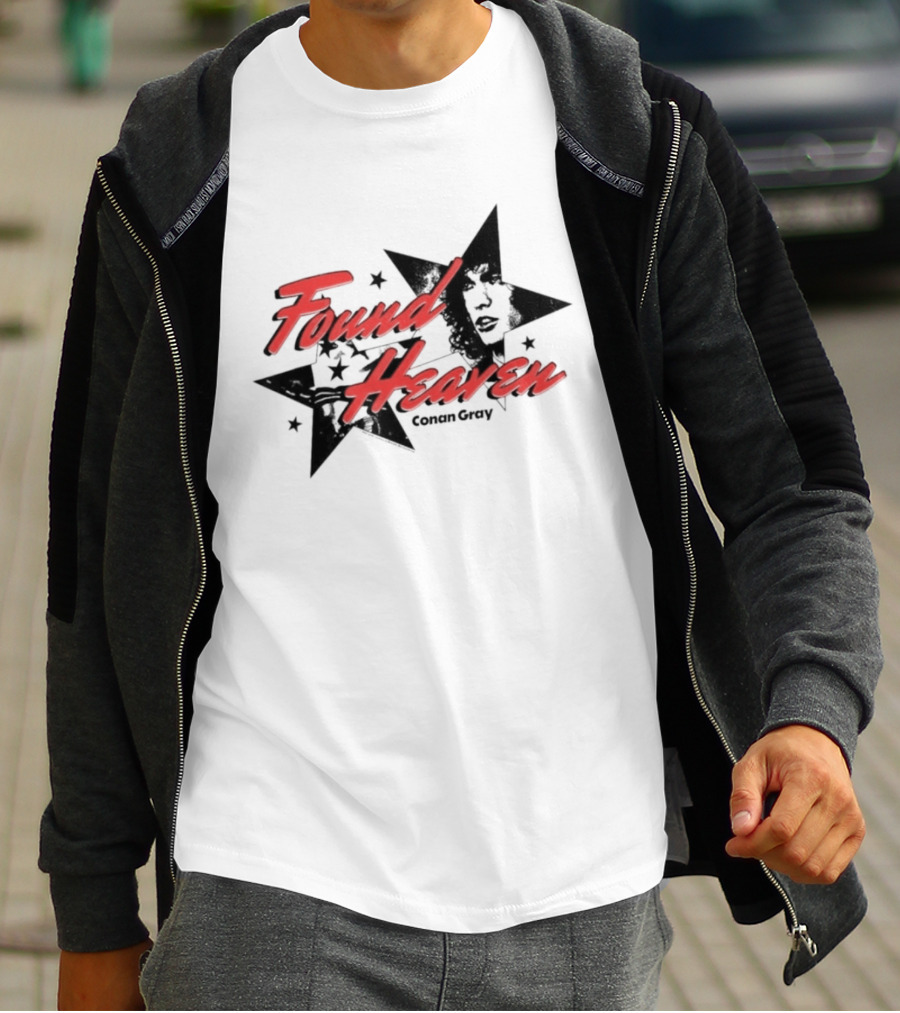 Conan Gray Found Heaven Stars Face T-Shirt