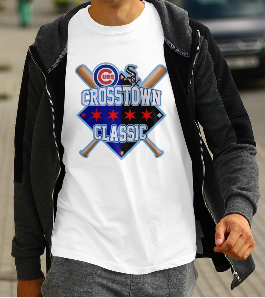 Crosstown Classic 2026 Chicago Cubs Chicago White Sox Rivals Showdown T-Shirt