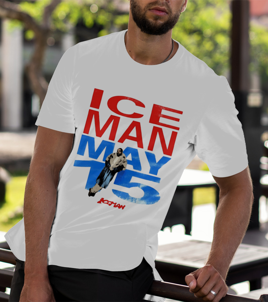 Drake Iceman May 15 Blue Red Styling 2026 Album Cover T-Shirt