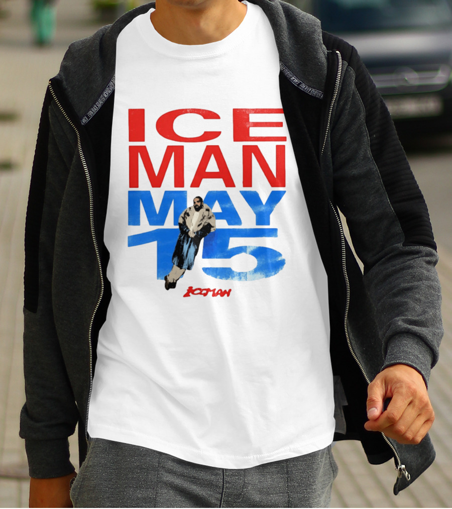 Drake Iceman May 15 Blue Red Styling 2026 Album Cover T-Shirt