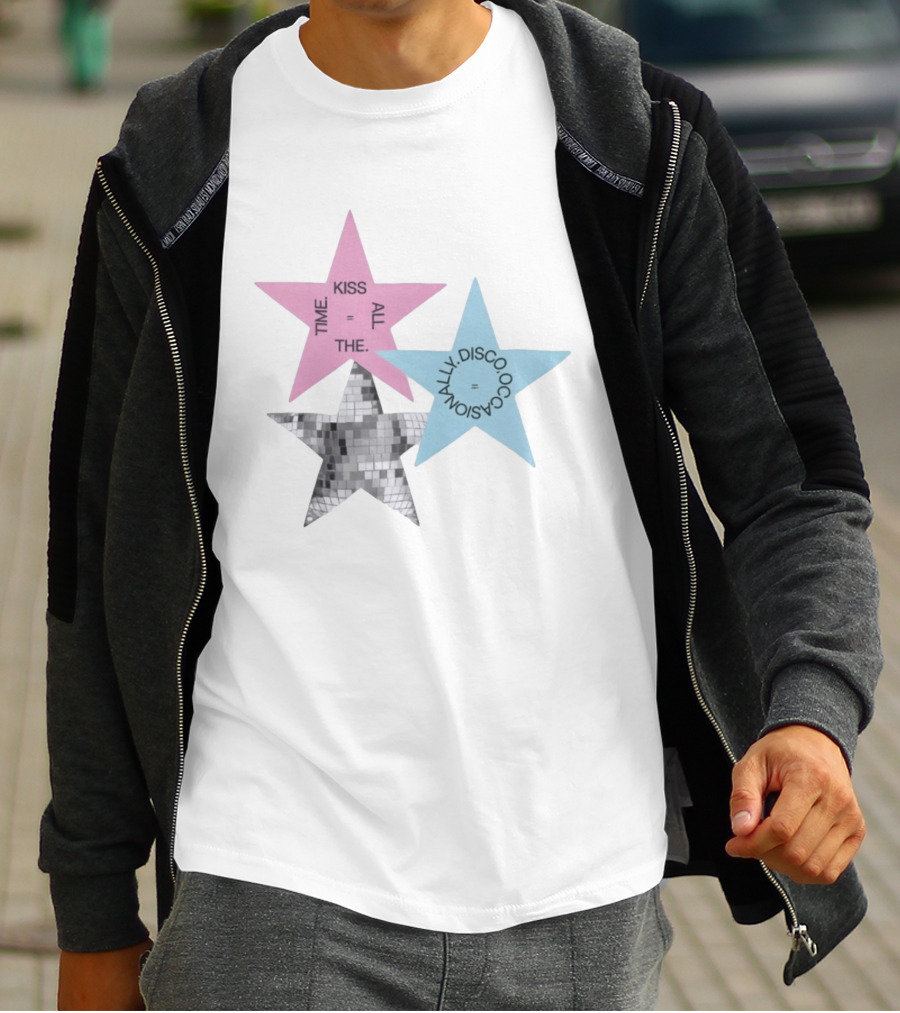 Kiss All The Time Disco Occasionally Stars T-Shirt