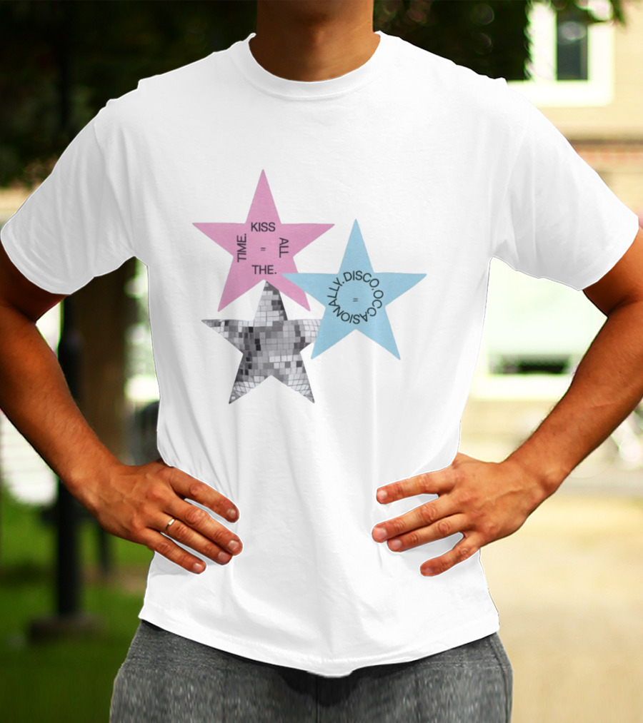 Kiss All The Time Disco Occasionally Stars T-Shirt