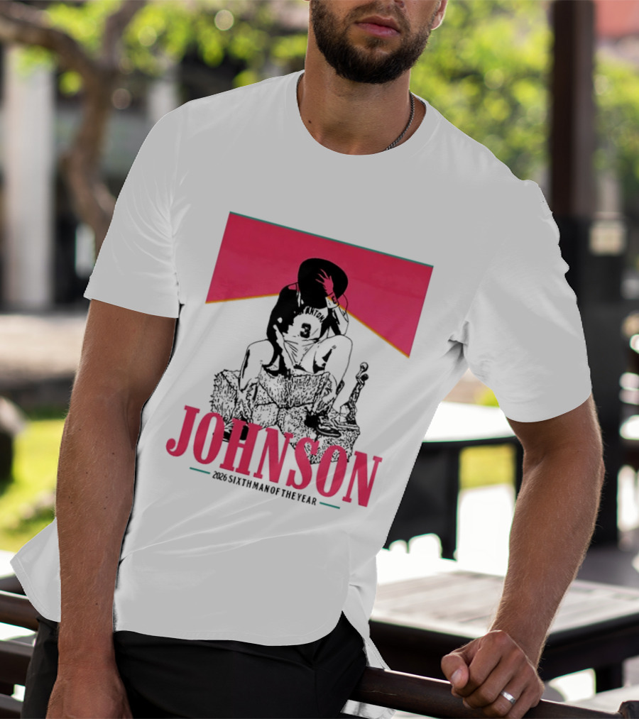San Antonio Spurs 26 Johnson 2023 Sixth Man Of The Year T-Shirt
