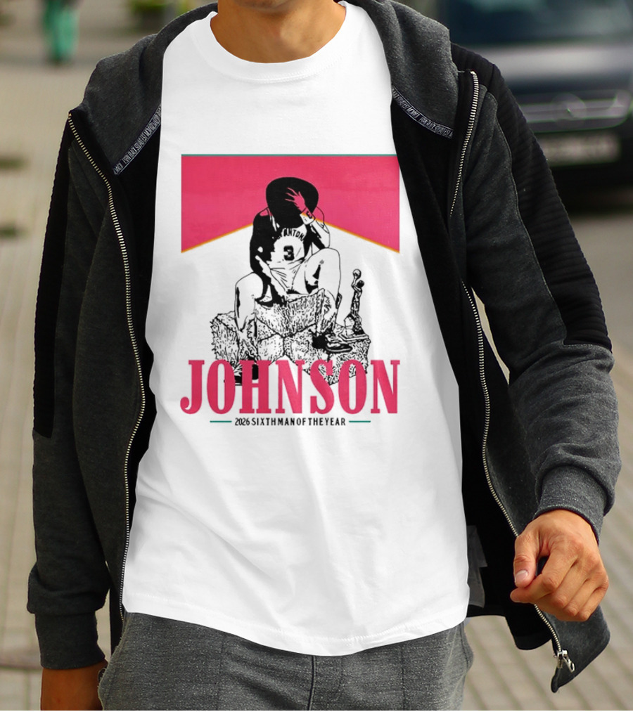 San Antonio Spurs 26 Johnson 2023 Sixth Man Of The Year T-Shirt