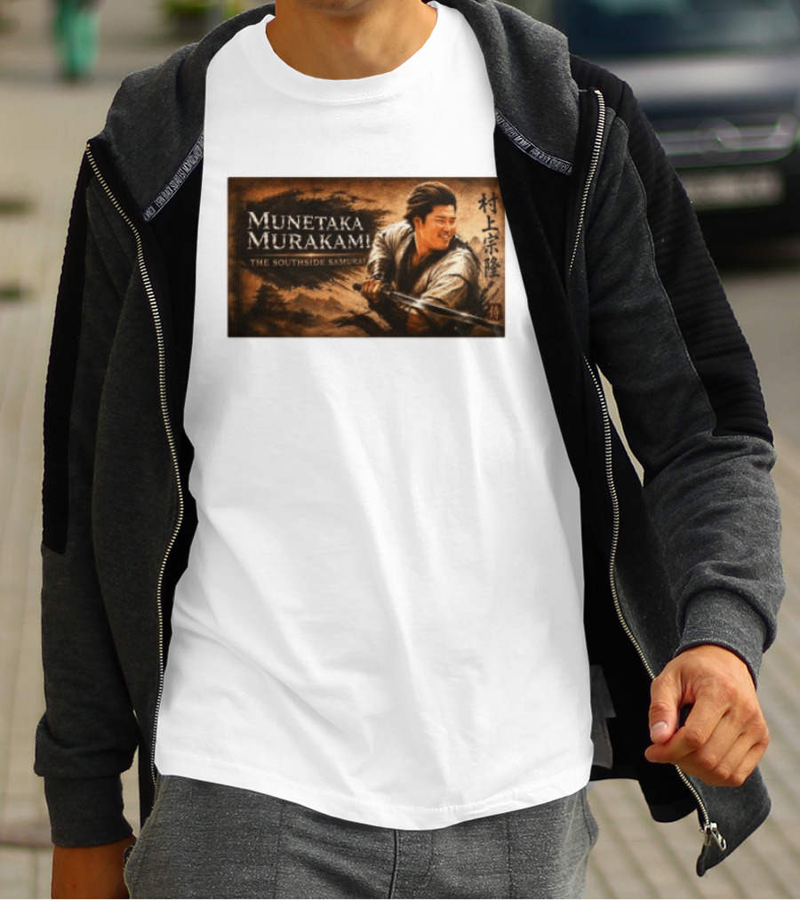 Munetaka Murakami The Southside Samurai Kanji T-Shirt