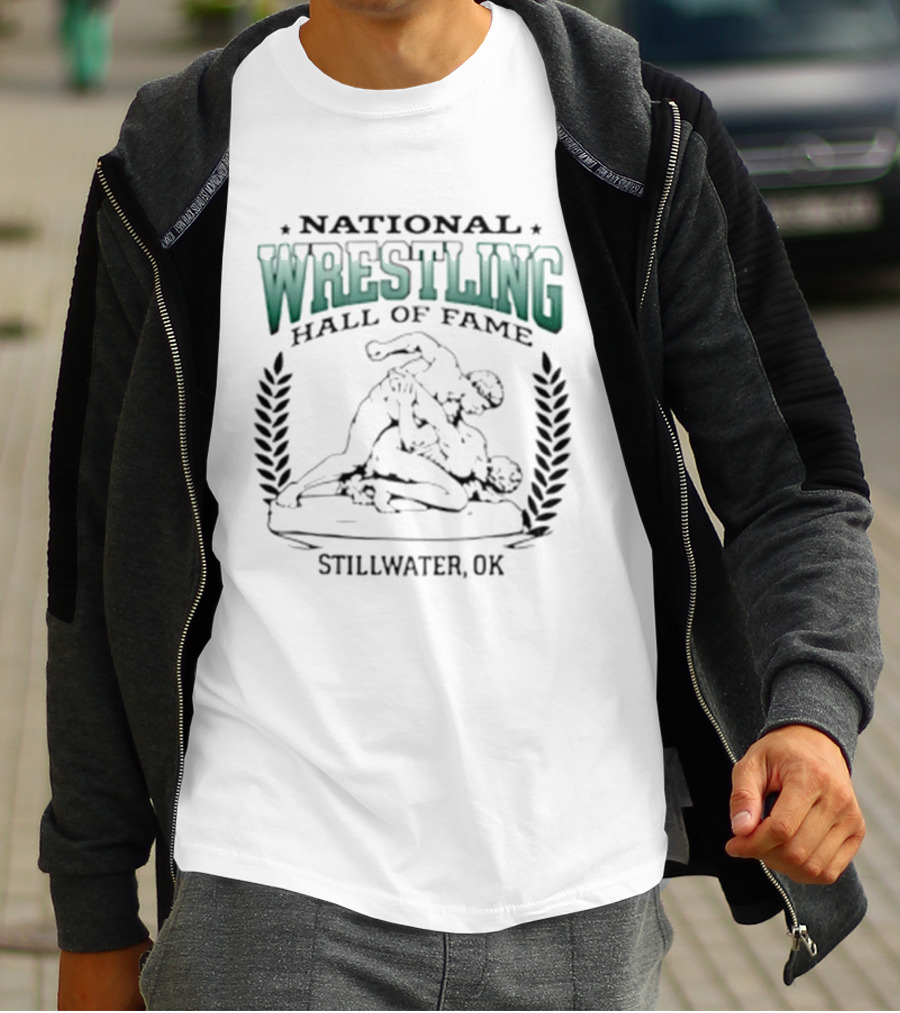 National Wrestling Hall Of Fame Stillwater OK Wrestling T-Shirt