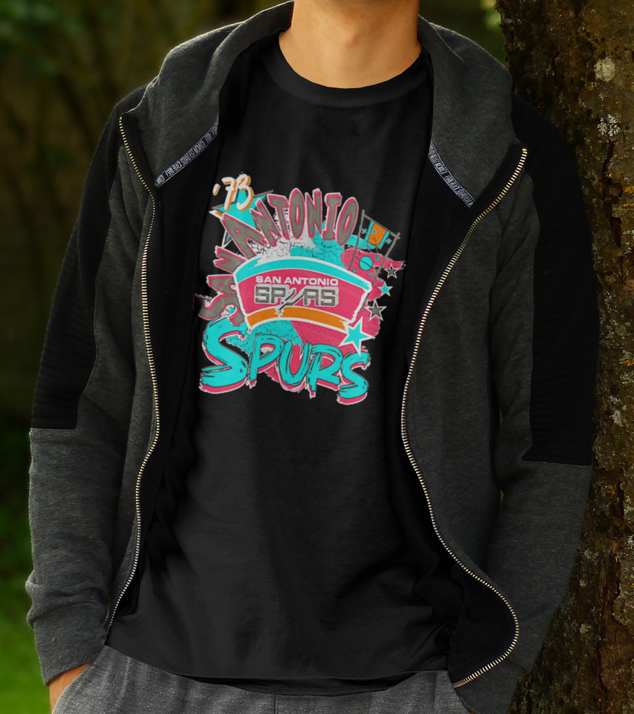 San Antonio Spurs '73 Classics Play By Play T-Shirt