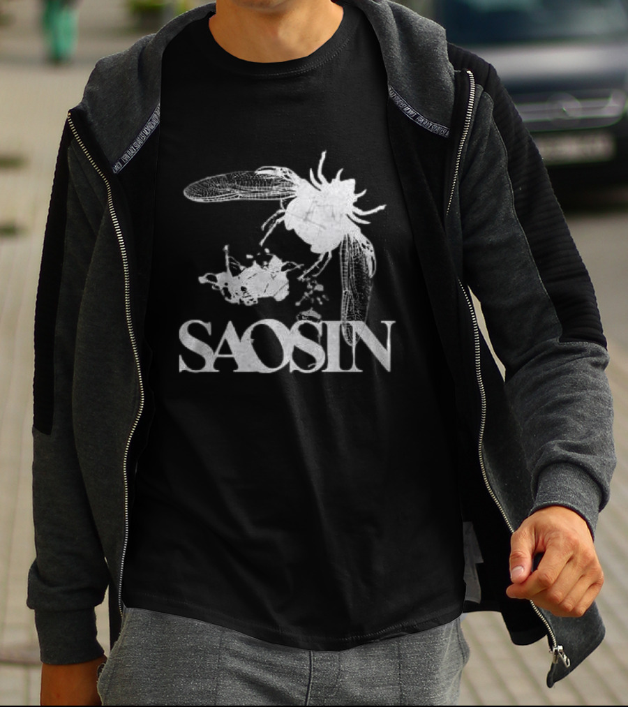Saosin 20 Years Celebration Self Titled Album With Floral T-Shirt