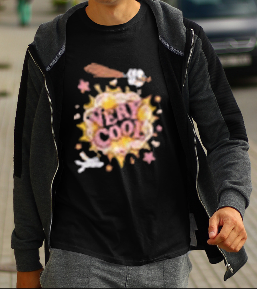 Very Cool Pizza Explosion With Cheesy Popcorn Topping T-Shirt