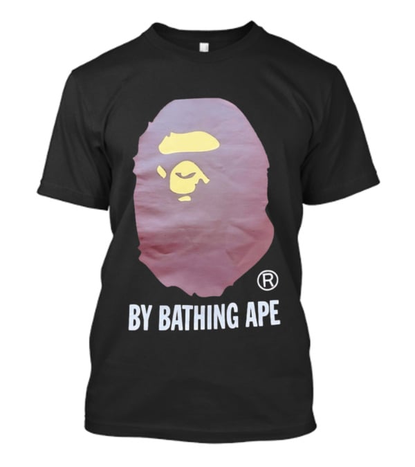 By Bathing Ape Iconic Yellow Ape Face T-Shirt