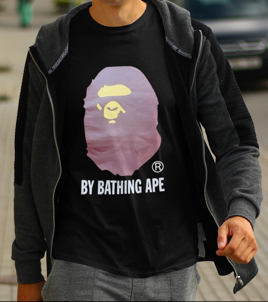 By Bathing Ape Iconic Yellow Ape Face T-Shirt