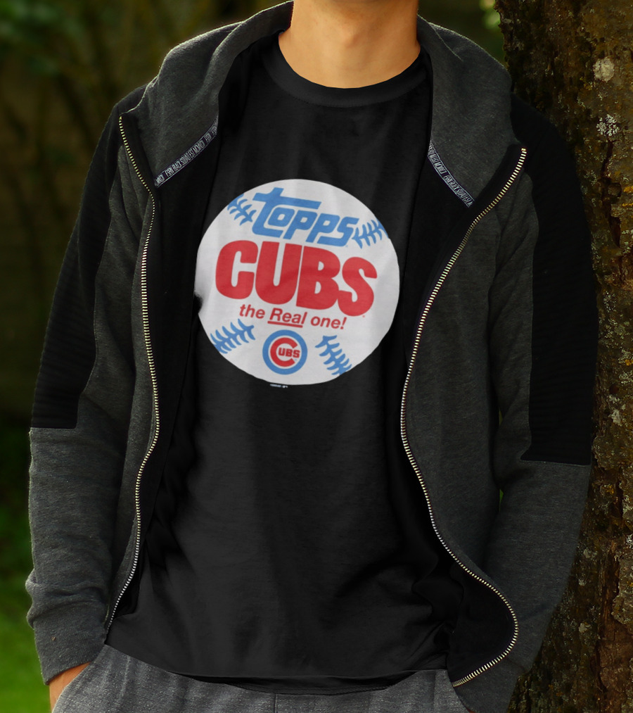 Topps Cubs The Real One Chicago Baseball T-Shirt