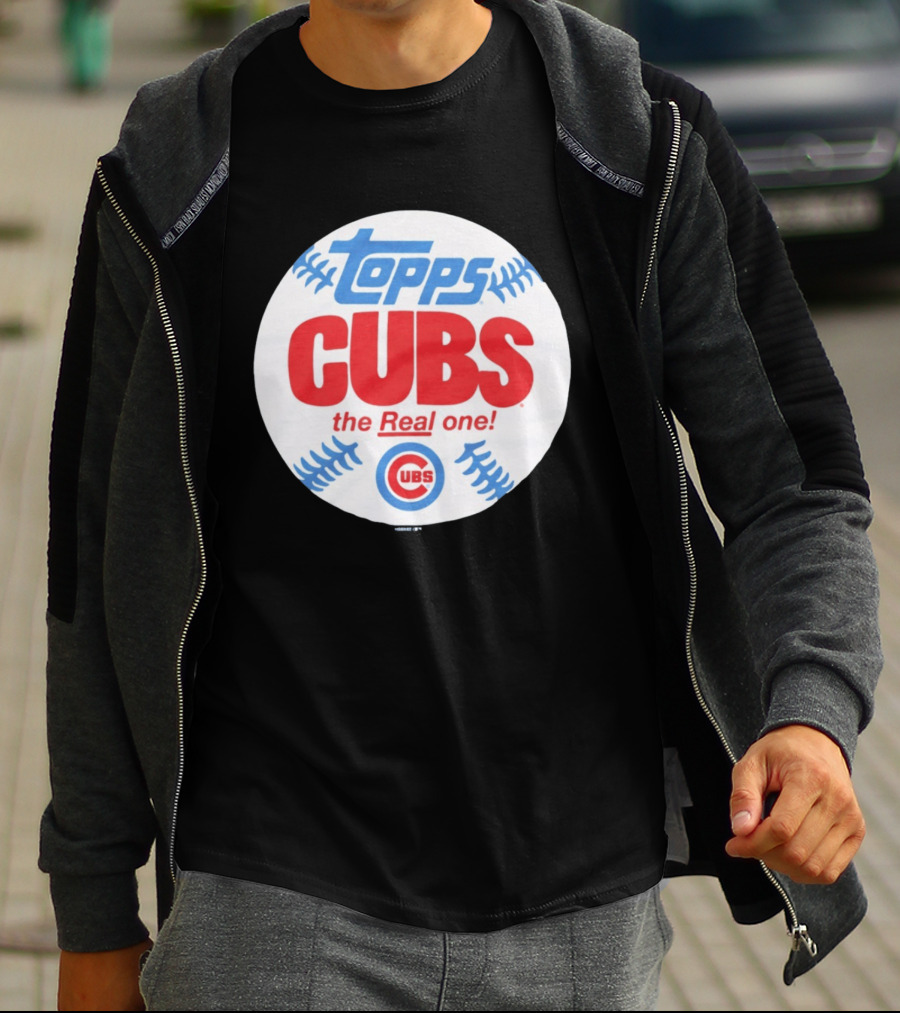 Topps Cubs The Real One Chicago Baseball T-Shirt
