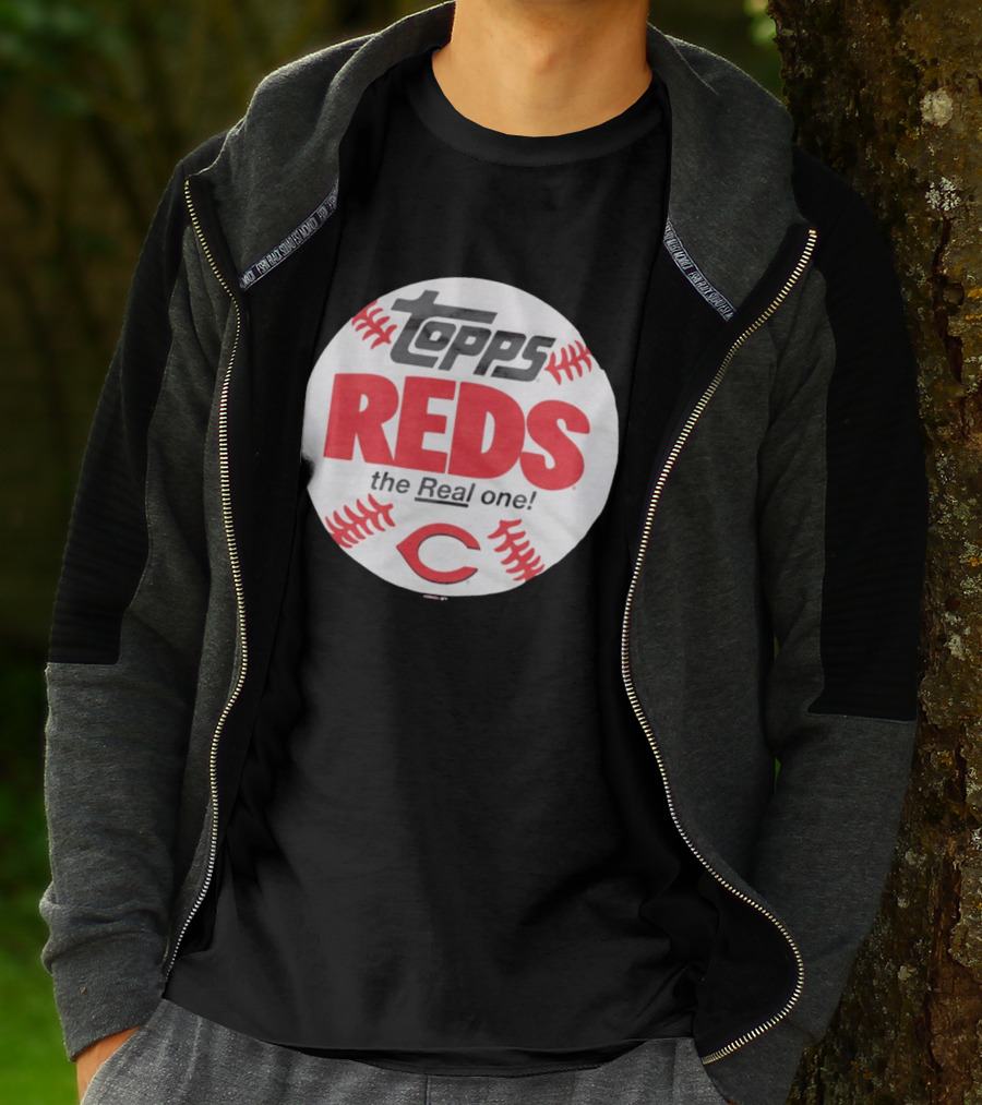 Topps Baseball Reds The Real One Cincinnati T-Shirt