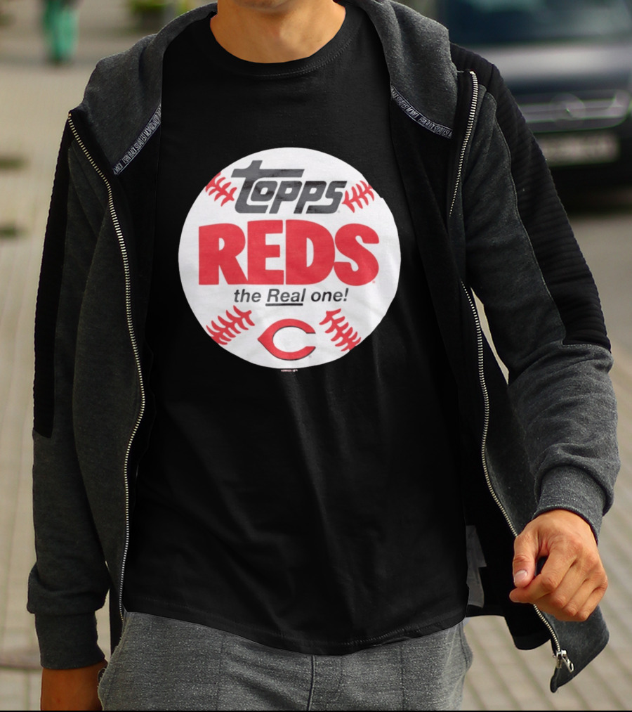 Topps Baseball Reds The Real One Cincinnati T-Shirt