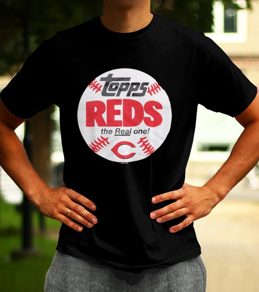 Topps Baseball Reds The Real One Cincinnati T-Shirt
