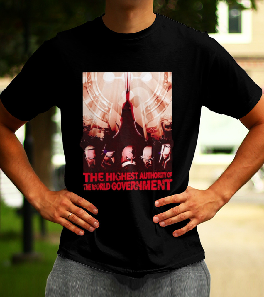 The Highest Authority Of The World Government Five Elders Scene T-Shirt