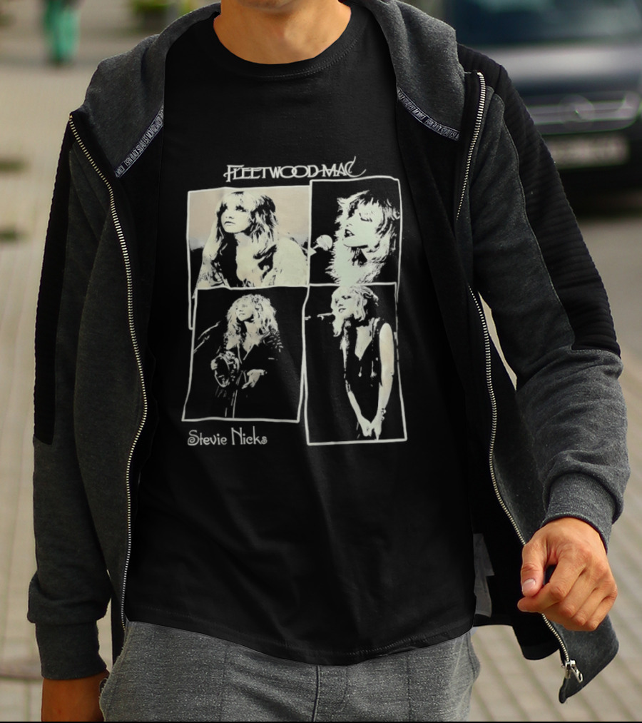 Fleetwood Mac Stevie Nicks Vintage Collage T-Shirt