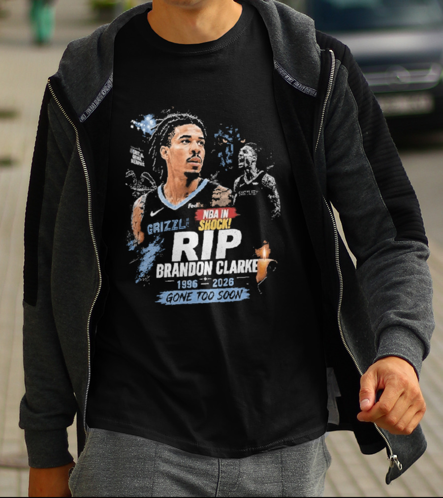 Original NBA In Memory Rest In Peace Brandon Clarke 1996 2026 T-Shirt