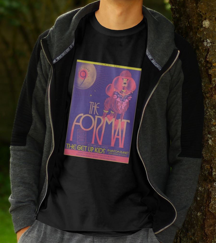 October 9 The Format With The Get Up Kids And Phantom Planet At Radio City Music Hall T-Shirt