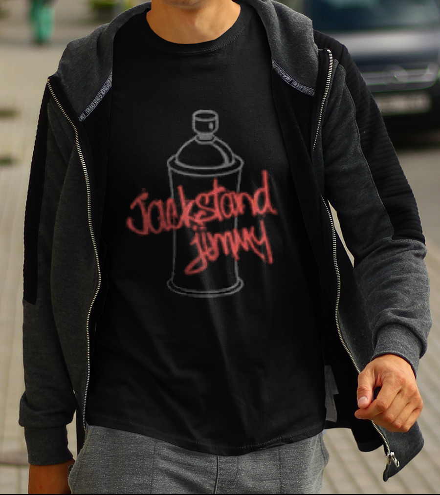 Jackstand Jimmy Turbos And Nitrous Slow And Steady Wins The Race Spray Can T-Shirt