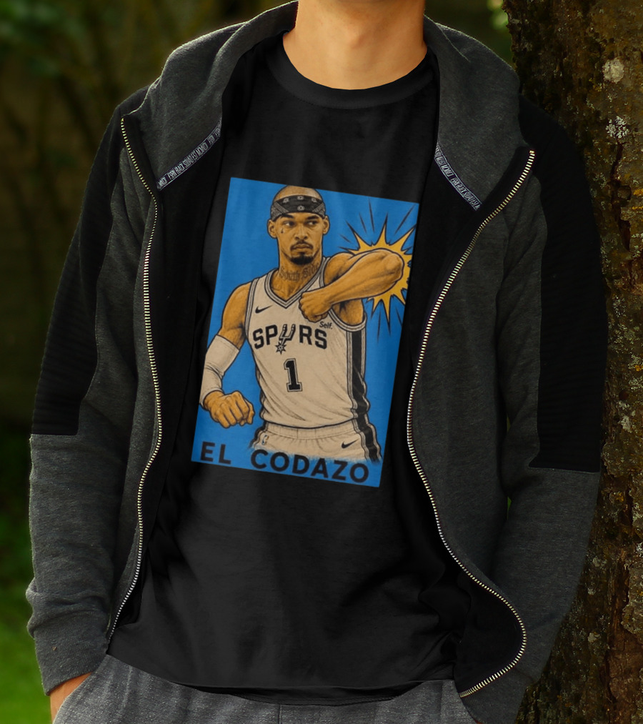 San Antonio Spurs El Codazo Victor Wembanyama Basketball Self T-Shirt