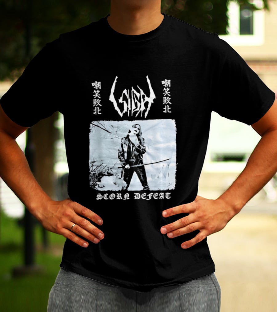 Sigh Scorn Defeat Samurai Japanese Metal T-Shirt