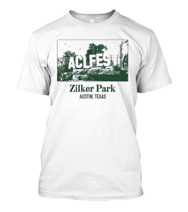 ACL Fest Zilker Park Austin Texas 2026 Tree Skyline T-Shirt