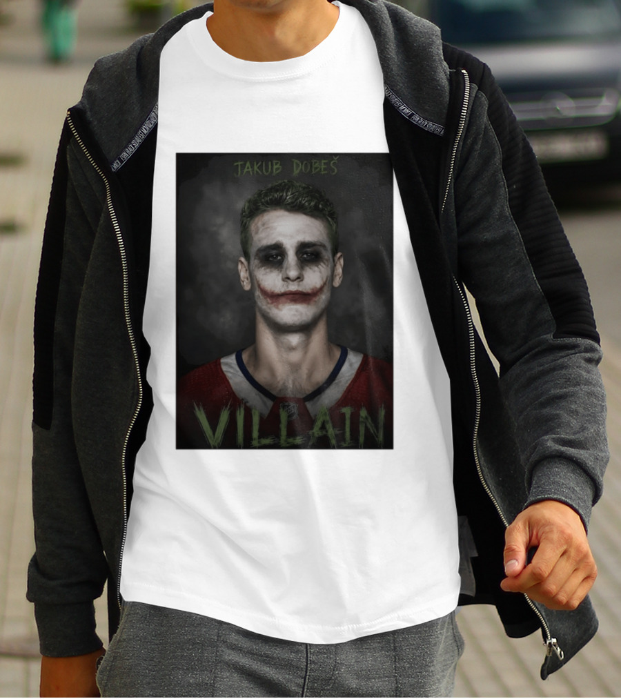 Jakub Dobes Villain Joker Montreal Canadiens Hockey T-Shirt